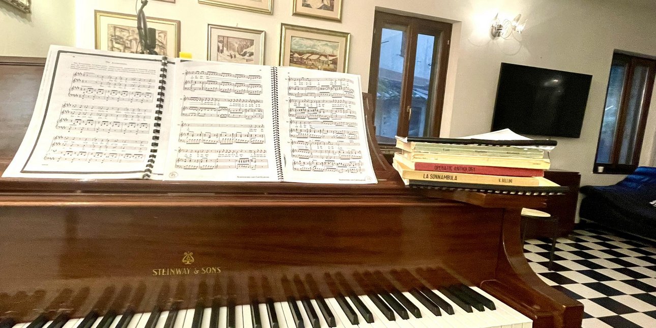 Εκεί, μέσα σ’ ένα παλάτσο που οι ντόπιοι σήμερα αποκαλούν «καταφύγιο των φωνών», θεμελίωσαν το New Voice Studio / FACEBOOK