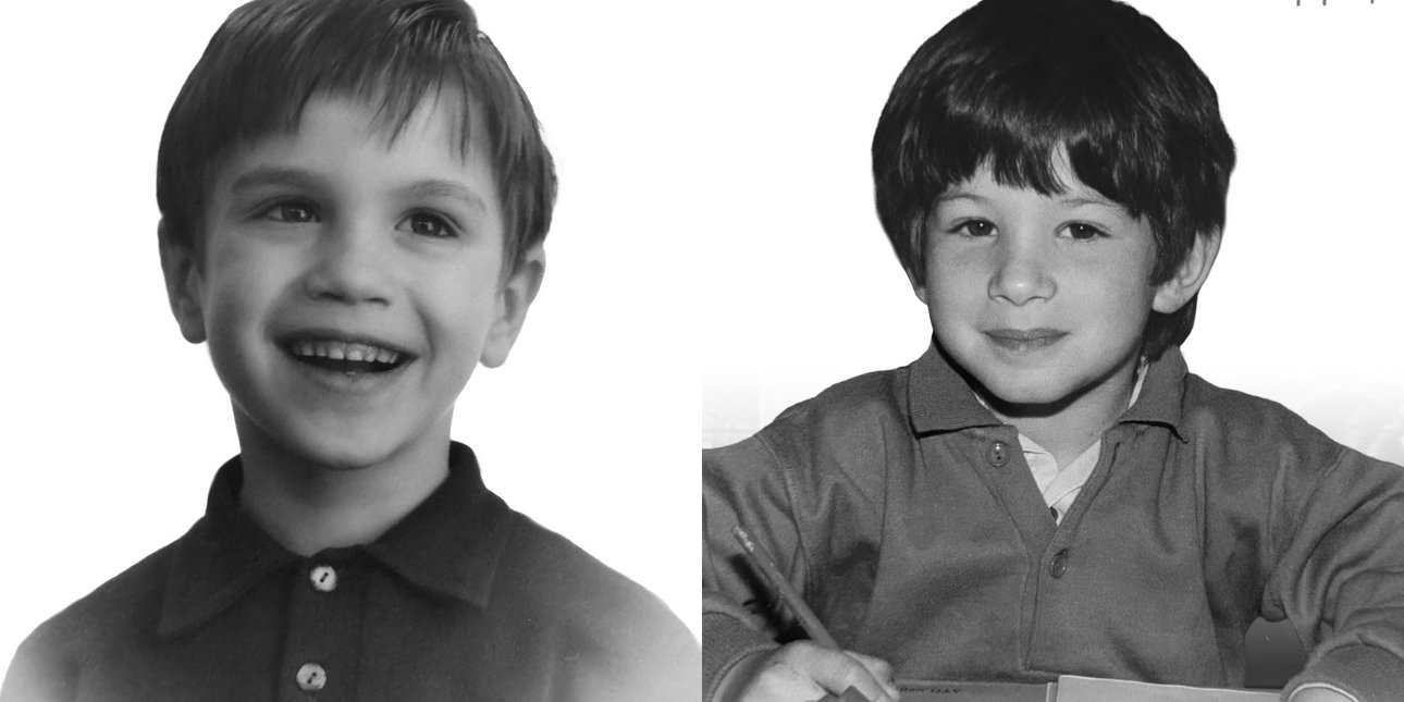 O Mάριος Φραγκούλης και ο Γιώργος Περρής παιδια