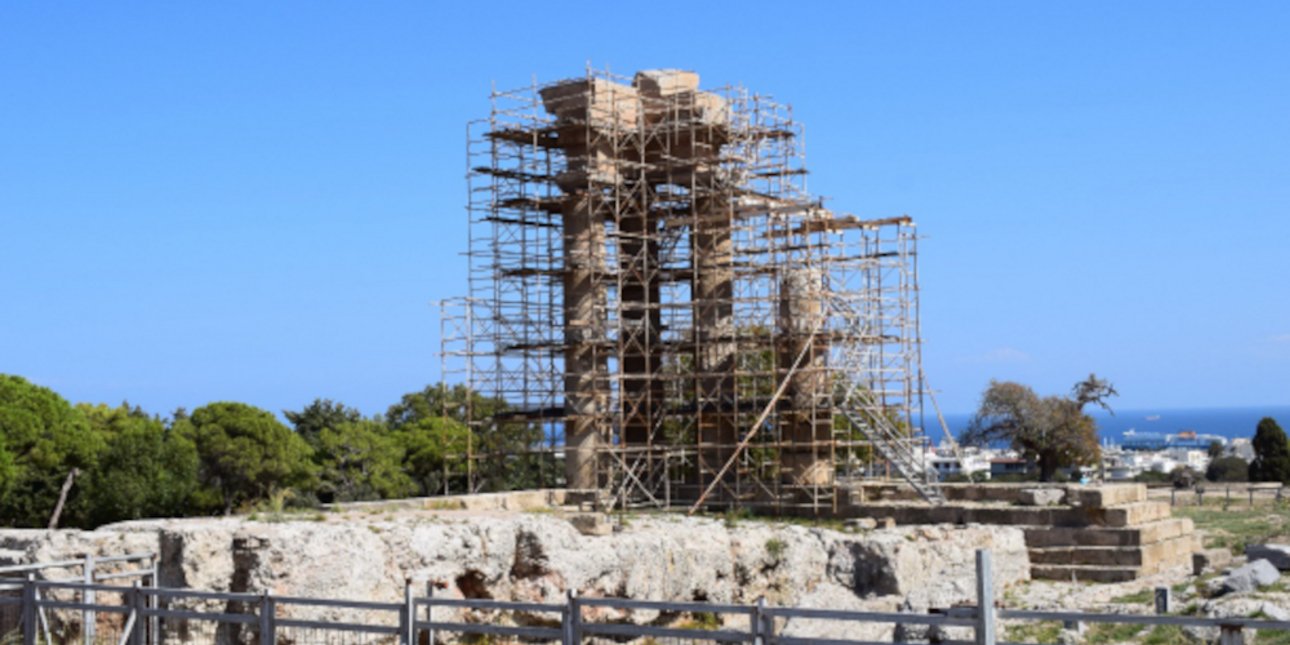 Άποψη του μνημείου σήμερα και της θέσης του