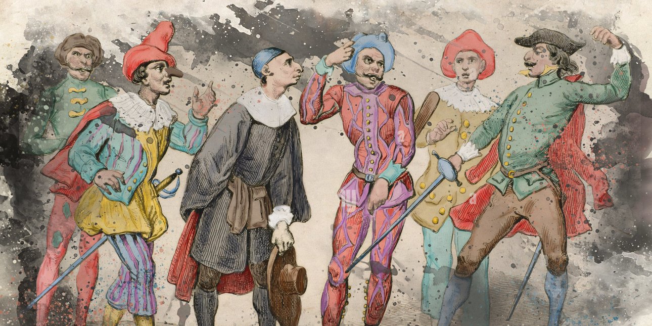 Παλιάτσοι και Commedia dell'Arte