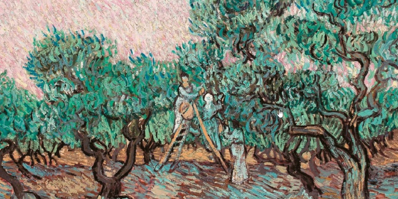 O πίνακας του βαν Γκογκ «Σιγκομιδή της ελιάς»