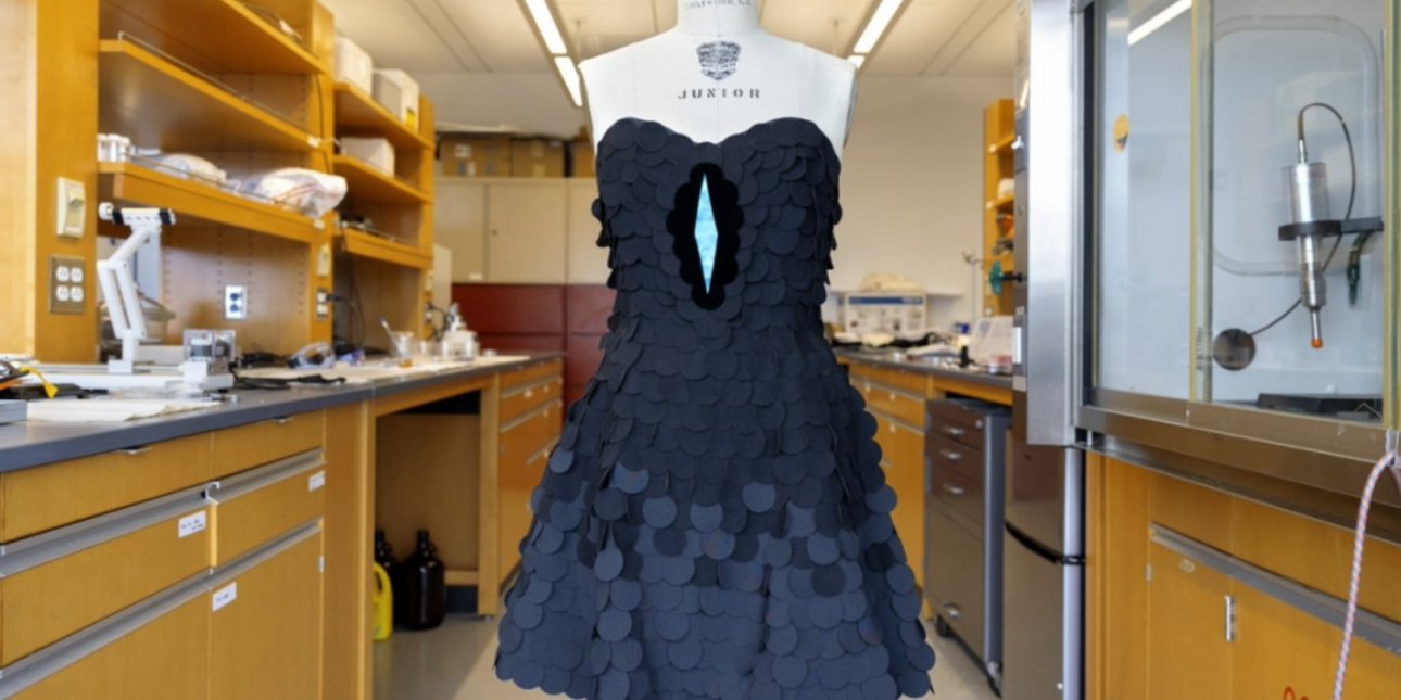 Η ομάδα του Responsive Apparel Design Lab (RAD Lab) στο Cornell, σε συνεργασία με το Cornell Lab of Ornithology, προσπάθησε να μιμηθεί αυτό το φυσικό φαινόμενο σε ύφασμα / Cornell Lab 