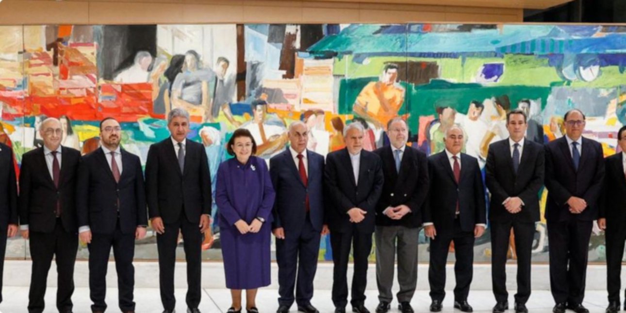 Οι αντιπροσωπείες της 9ης Υπουργικής Συνάντησης του Φόρουμ Αρχαίων Πολιτισμών στην Εθνική Πινακοθήκη