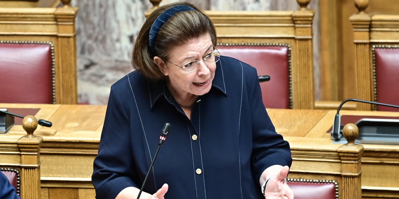 Η υπουργός Πολιτισμού, Λίνα Μενδώνη 