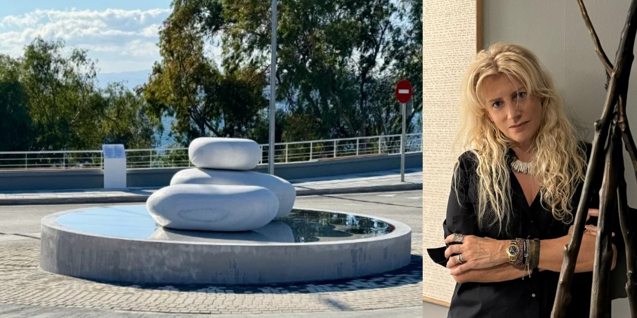 γλυπτό «Λαλάρια» της Βένιας Δημητρακοπούλου στη Σκιάθο