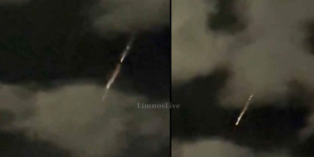 Δείτε βίντεο: Περίεργα αντικείμενα έπεσαν από τον ουρανό στη Λήμνο -Ορατά και σε περιοχές της Αττικής