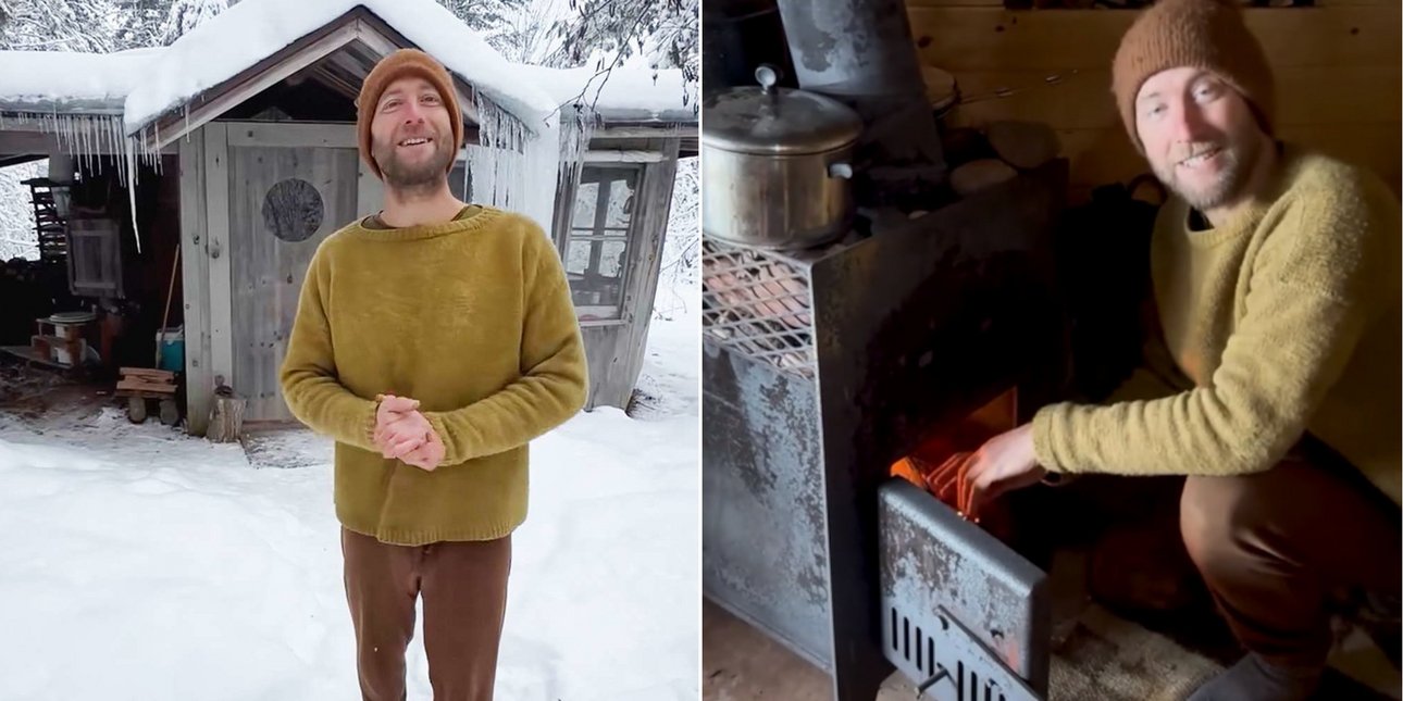 «Στα 25 μου, ο στόχος μου ήταν να γίνω εκατομμυριούχος μέχρι τα 30»: Σήμερα, ο Ρόμπιν ζει χωρίς ηλεκτρικό ρεύμα σε ένα μικροσκοπικό σπίτι