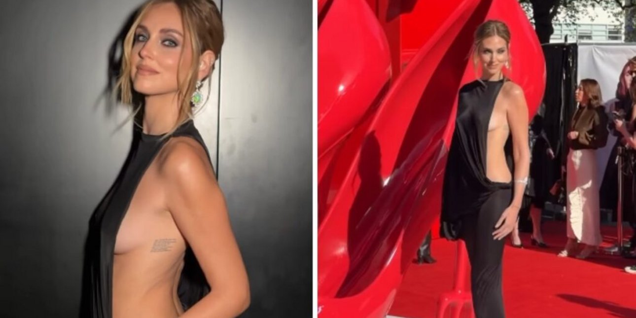 Σχεδόν γυμνή η Κιάρα Φεράνι στην πρεμιέρα του «Devil Wears Prada II» στο Λονδίνο