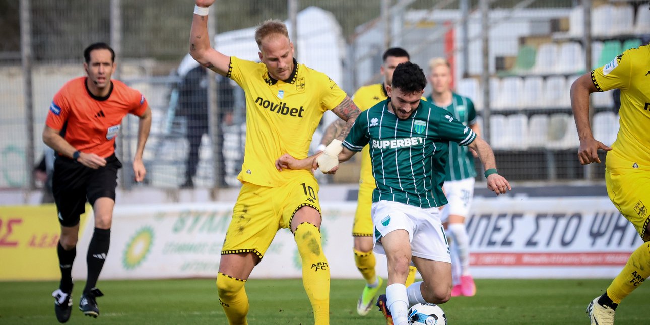 Λεβαδειακός-Άρης 1-1: Έσπασαν τα δοκάρια οι Θεσσαλονικείς, πήραν βαθμό οι Βοιωτοί, δείτε βίντεο