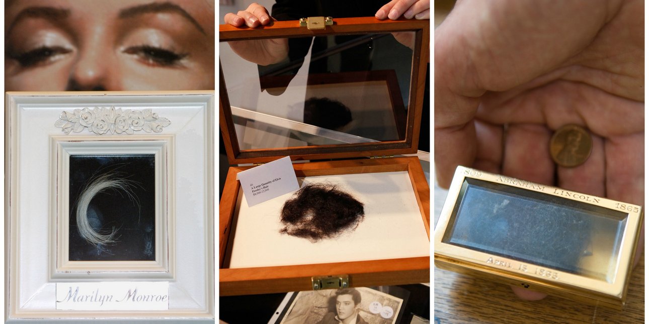 Ο άνθρωπος που συλλέγει μαλλιά διάσημων νεκρών -Από τον Λίνκολν στη Μονρόε και από τον Κένεντι στον Έλβις