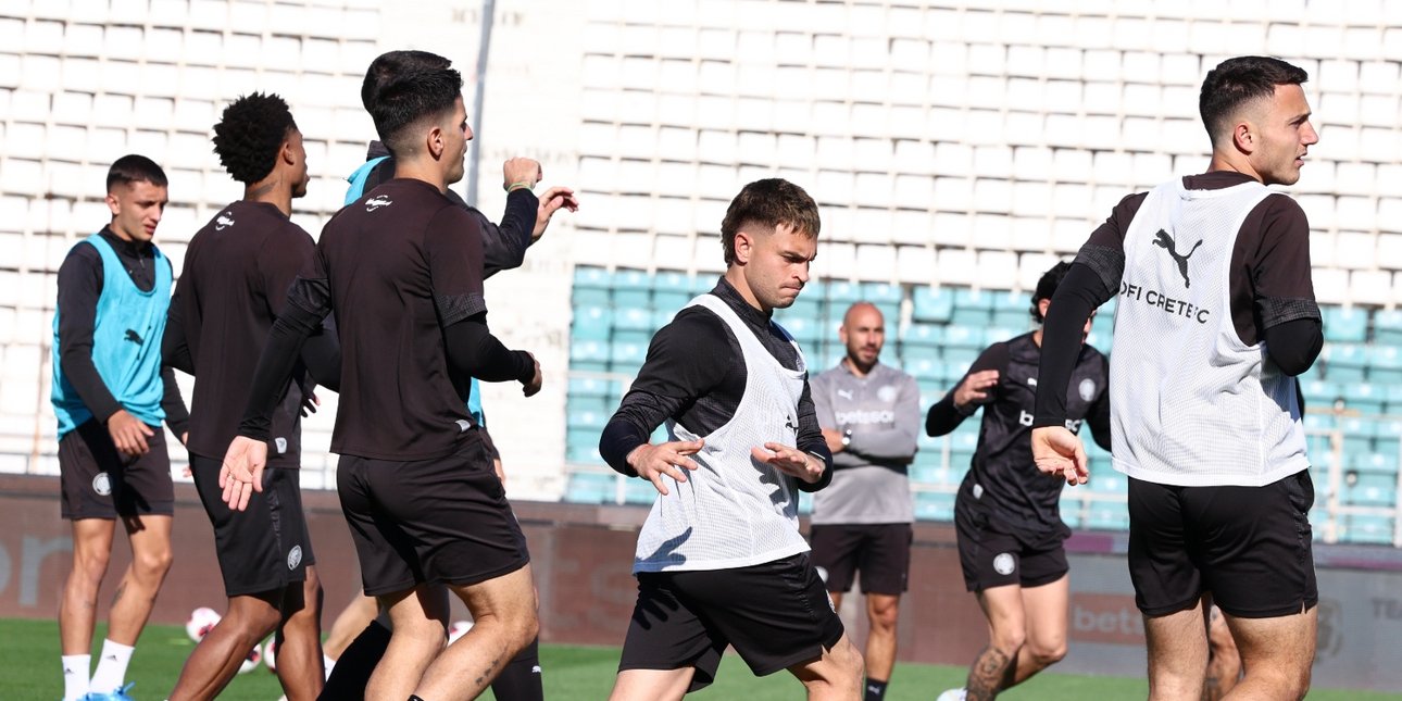 Τελικός Κυπέλλου Ελλάδος: Με Μπούση η προπόνηση του ΟΦΗ στο Πανθεσσαλικό - Εκτός ο Μπόρχα Γκονθάλεθ [εικόνες]