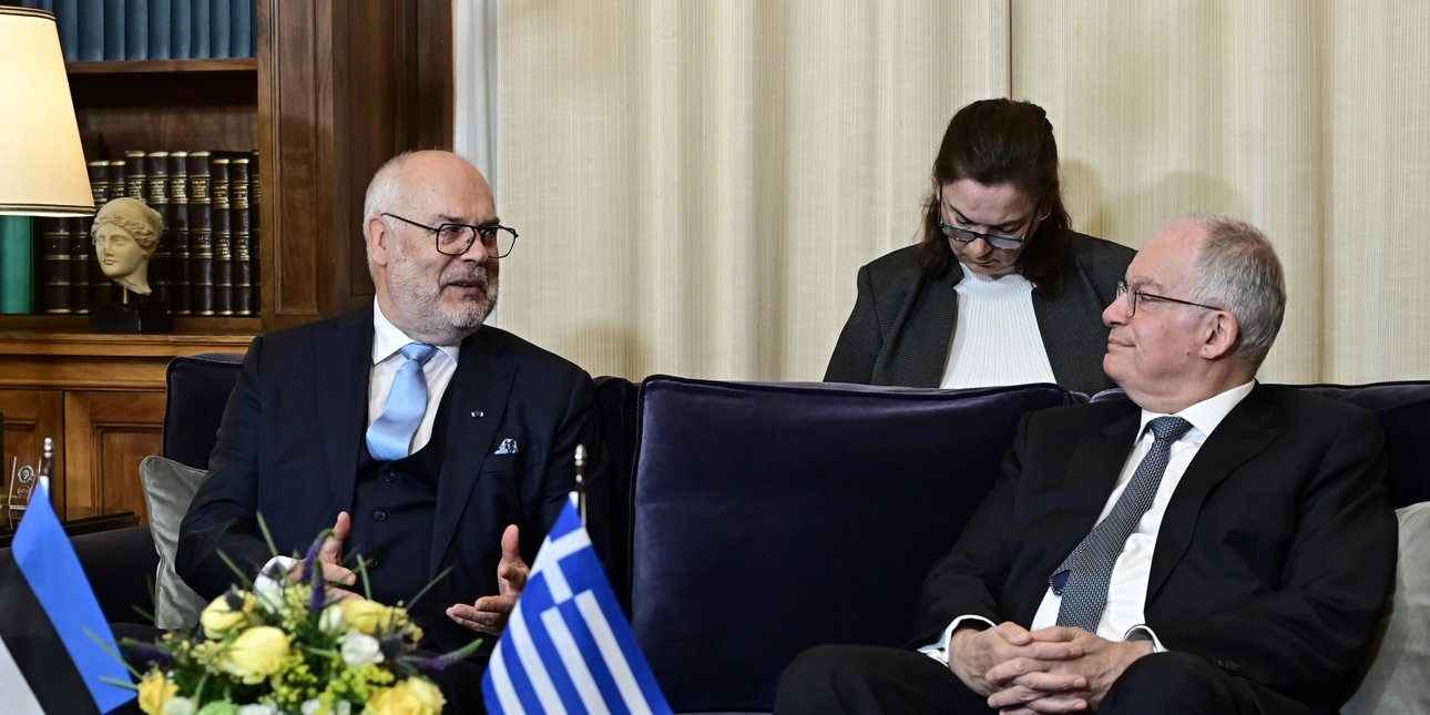 Συνάντηση Τασούλα με Εσθονό πρόεδρο: Άριστο επίπεδο διμερών σχέσεων και περιθώρια περαιτέρω ενίσχυσης