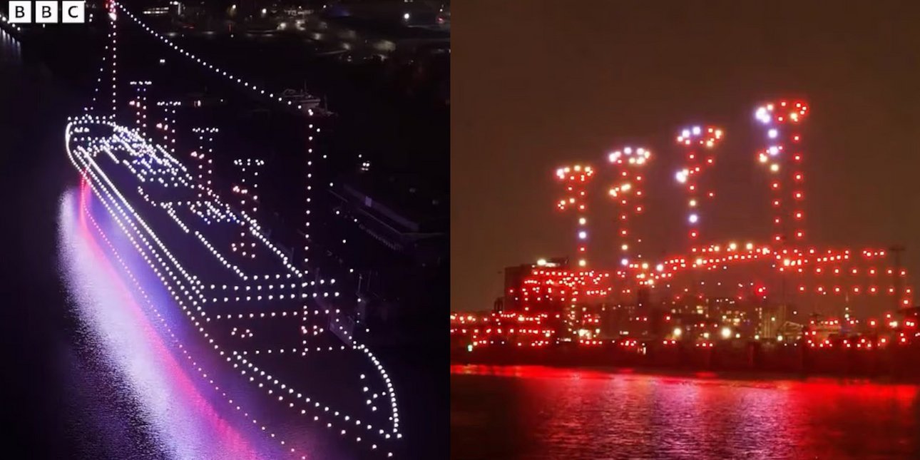 Εντυπωσιακό σόου με drones αναπαριστά τον απόπλου του Τιτανικού από το Μπέλφαστ όπως έγινε 114 χρόνια πριν [βίντεο]