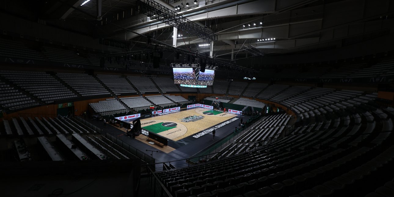 Basketball Champions League: Έτοιμο για Final Four και ΑΕΚ το ιστορικό «Palau Municipal d'Esports de Badalona» [εικόνες & βίντεο]