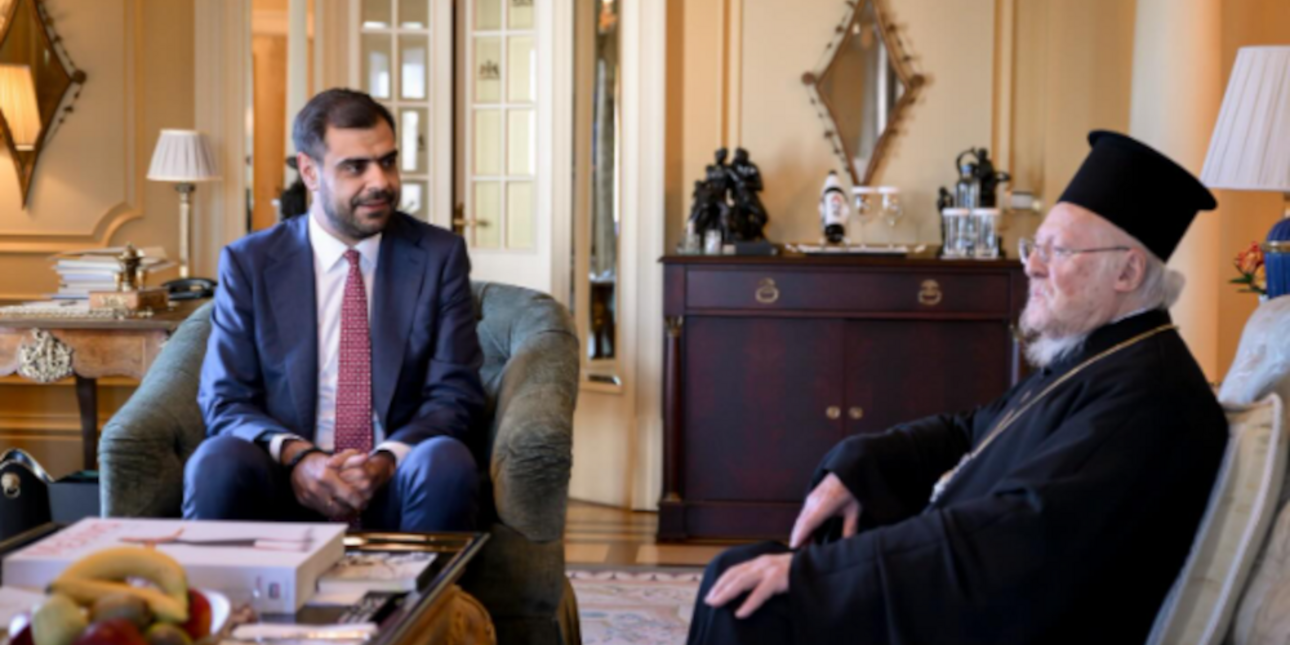 Συνάντηση Π. Μαρινάκη με τον Πατριάρχη Βαρθολομαίο: «Μια ιδιαίτερα τιμητική και βαθιά συγκινητική στιγμή»