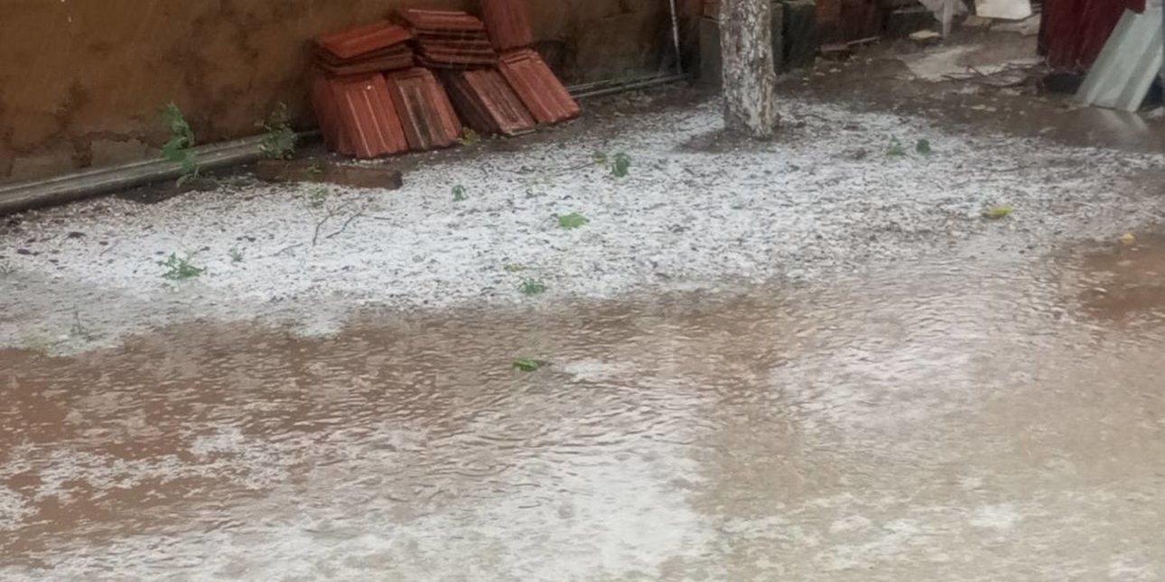 Το έστρωσε με χαλάζι στον Δομοκό -Μεγάλες ζημιές σε καλλιέργειες [εικόνες]