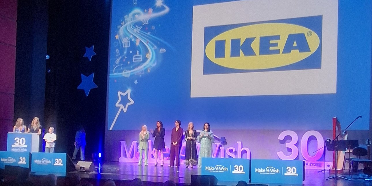 Διπλή διάκριση για την IKEA από το Make-A-Wish Ελλάδος για τη διαχρονική της προσφορά