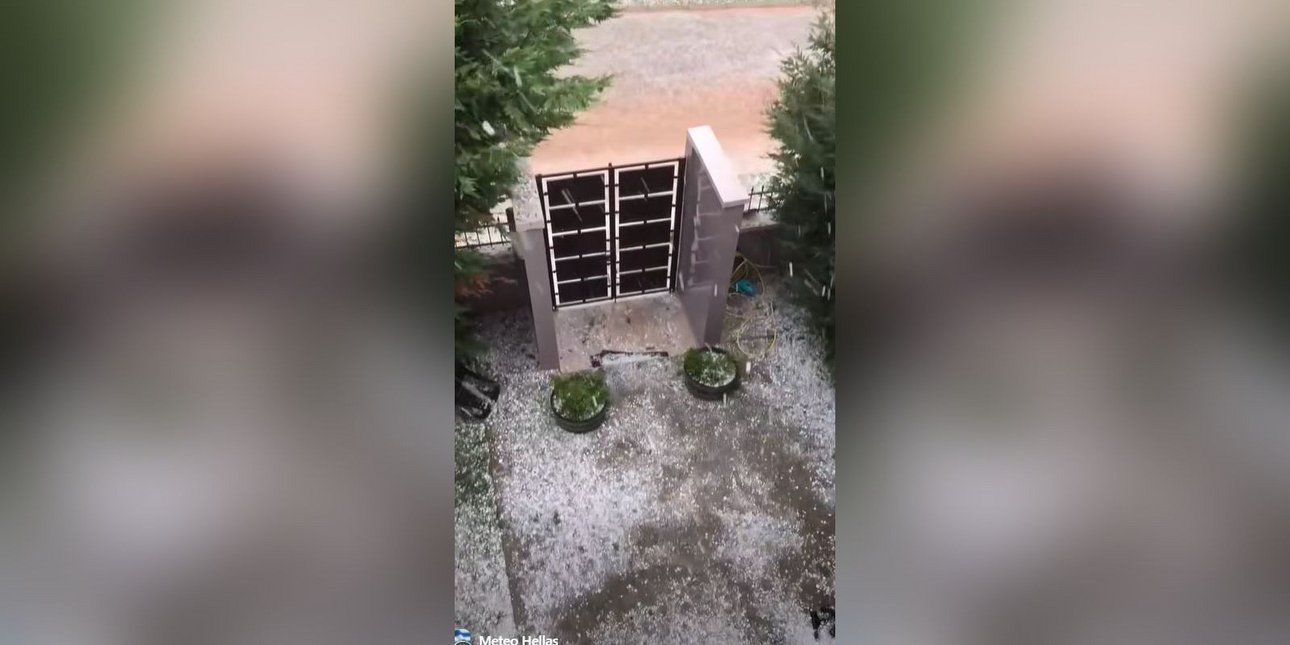 Σφοδρή κακοκαιρία σε Ιωάννινα και Καστοριά, με βροχή και χαλ