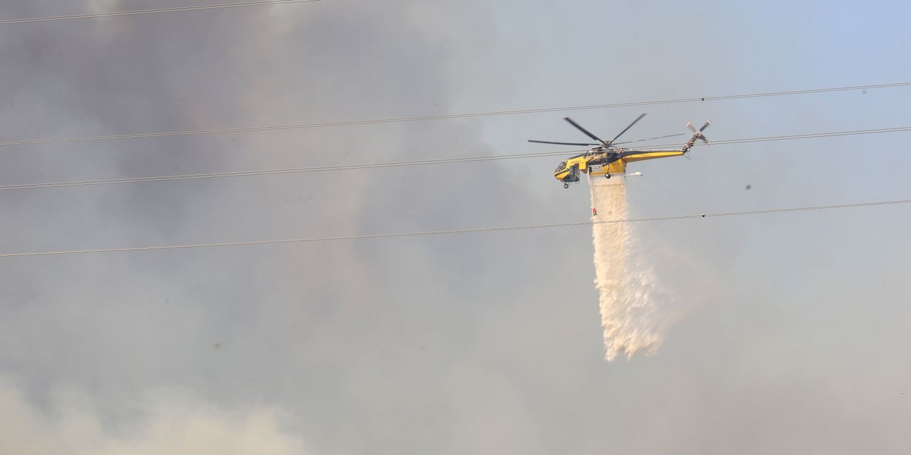 Λέσβος: Φωτιά τώρα στο Πλωμάρι, μήνυμα του 112 -Ισχυροί άνεμοι και φόβοι για επέκταση