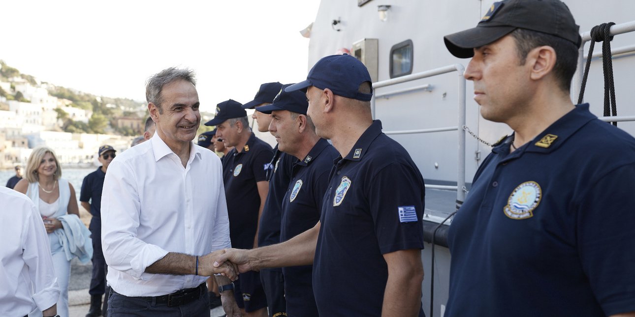 Μητσοτάκης από Λέρο: Η πολιτική των «ανοικτών συνόρων» πόνεσε τα νησιά μας, αυτό άλλαξε πια -Η ασφάλεια είναι προϋπόθεση ευημερίας