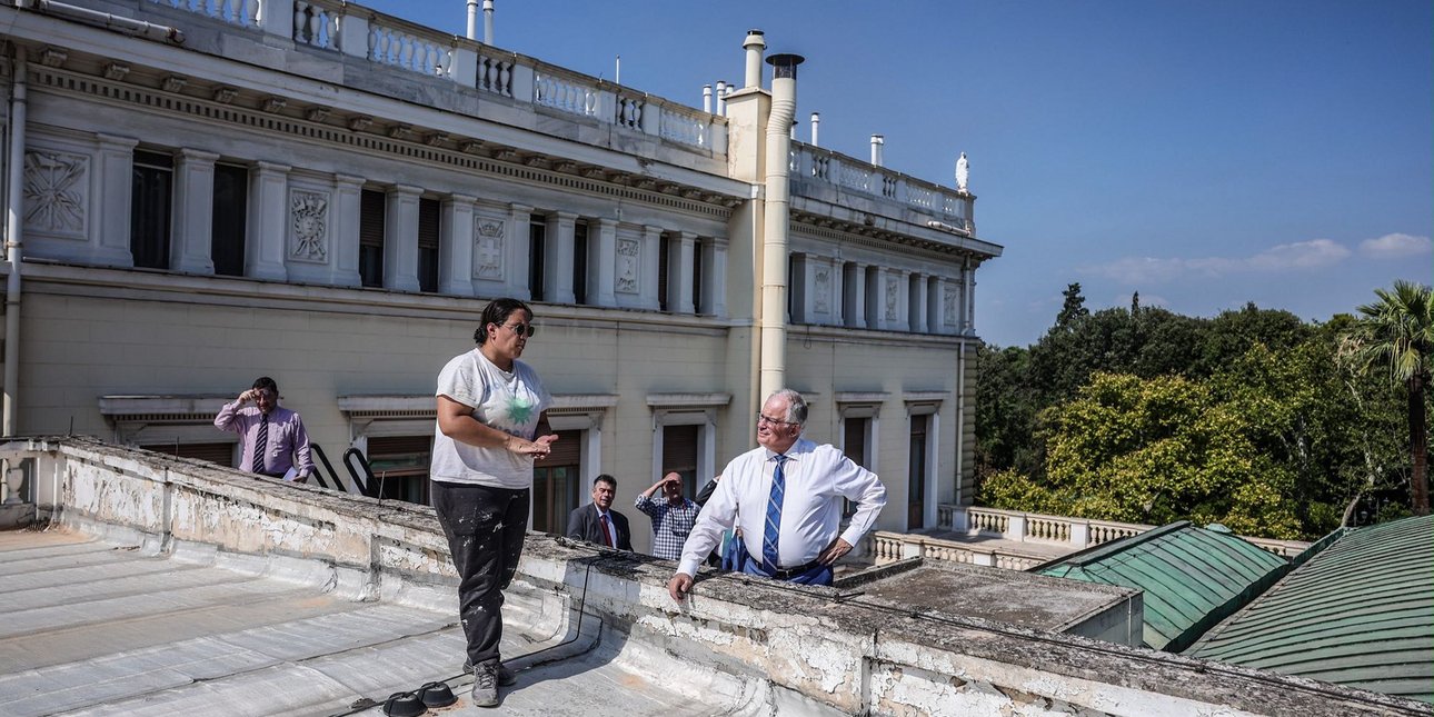 Στη στέγη του Προεδρικού Μεγάρου ο ΠτΔ