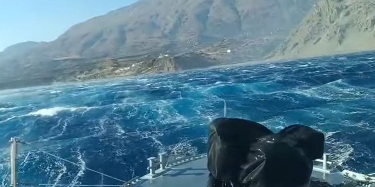 «Οι ριπές έφταναν ακόμη και τα 160 χλμ./ώρα»: Μαρτυρία ψαρά που έσωσε εγκλωβισμένους στο Ρέθυμνο, συγκλονιστικό βίντεο