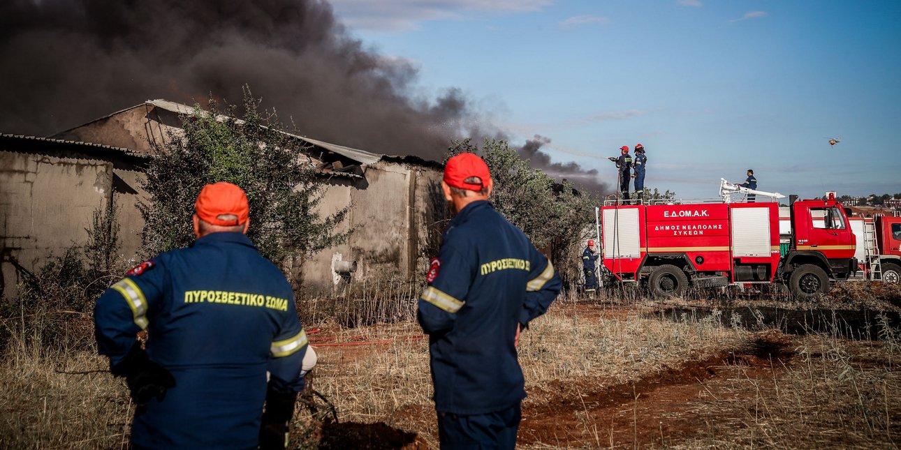 Very high risk of fire in several regions of Greece on Sunday