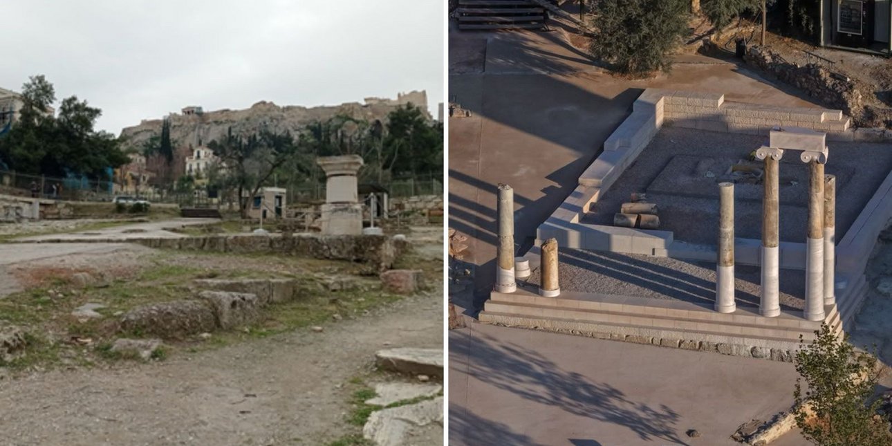 Αποδόθηκαν τα έργα αναβάθμισης του ΥΠΠΟ στην Αρχαία Αγορά -Μενδώνη: Αποκαθιστά τη νοηματική ενότητα του ιστορικού τοπίου