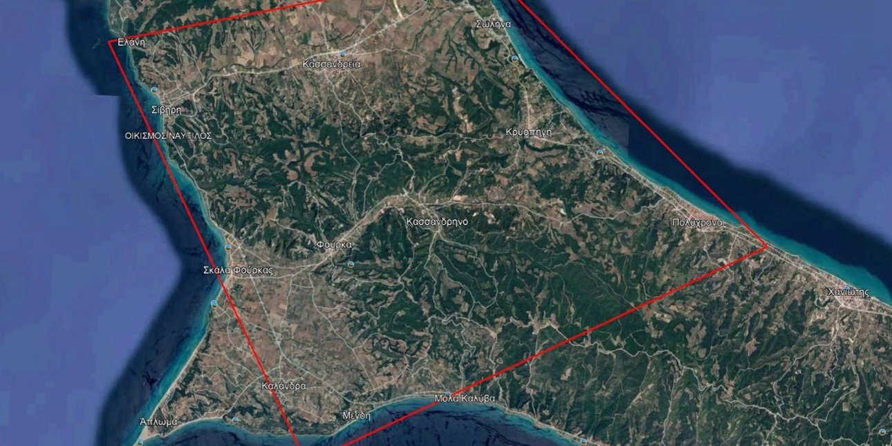 Ενεργοποιείται η υπηρεσία Copernicus για την φωτιά στη Χαλκιδική