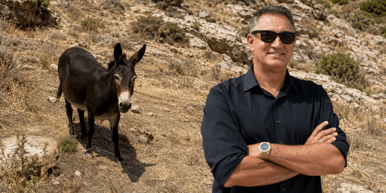 Γιώργος Ντάβλας: Υπό την προστασία του γαϊδουράκι που το ονόμασε... Γιώργο