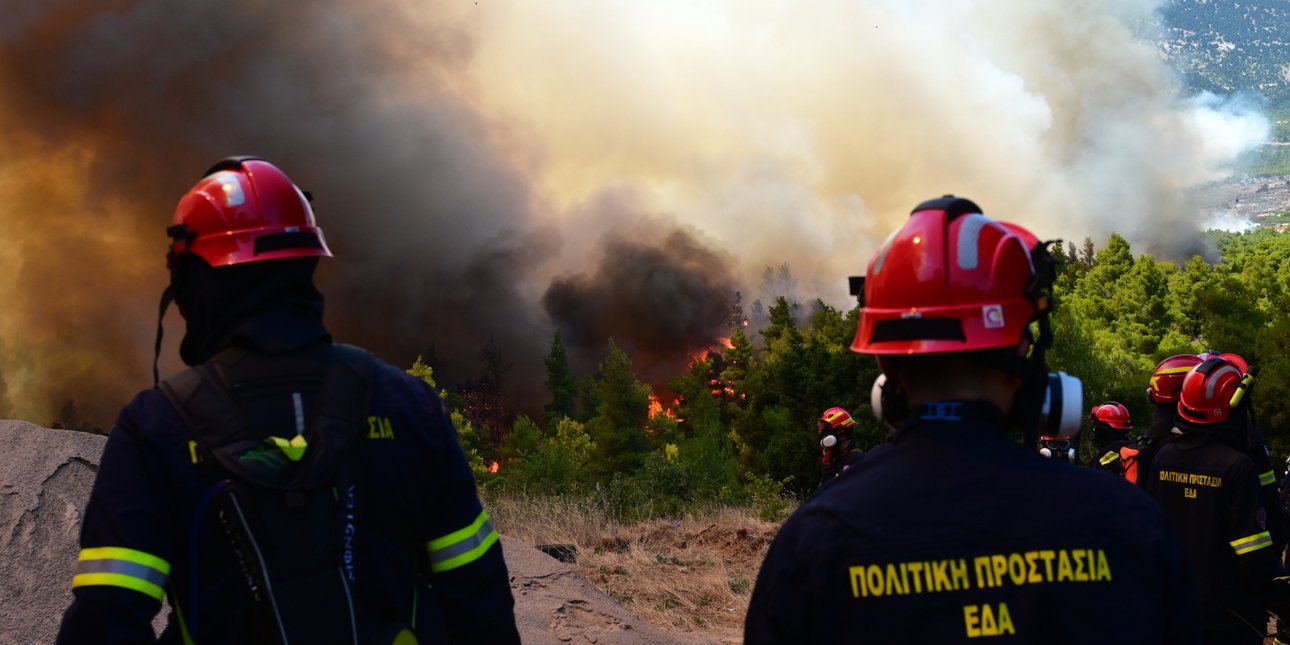 Φωτιά στον Ίμερο Ροδόπης -Εκκενώνονται Αμπελάκια και Προφήτης Ηλίας