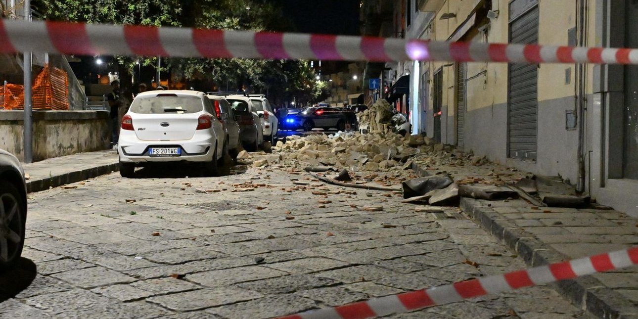 Ιταλία: Στους 21 οι τραυματίες από τα 4,7 Ρίχτερ στη Νάπολη -Δύο σε σοβαρή κατάσταση