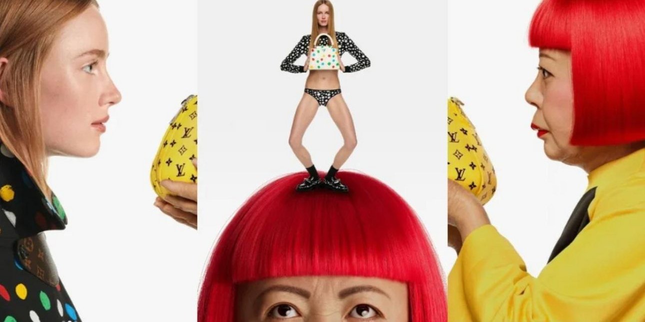 Tα εμβληματικά πουά της Yayoi Kusama κατέκτησαν τις τσάντες του οίκου Louis Vuitton