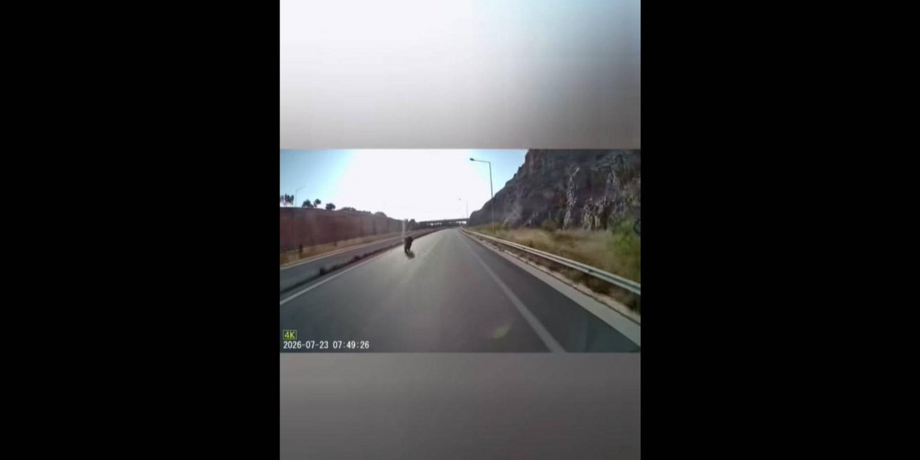 Μοτοσικλέτα προσπερνά αυτοκίνητο με πάνω από 200 χλμ./ώρα στην Κρήτη -Το συγκλονιστικό βίντεο