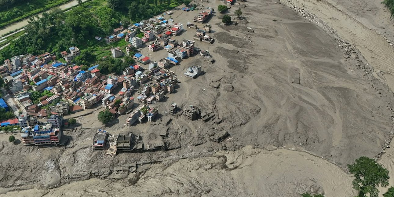 Greek Resident Describes Nepal Floods as “A Wall of Water” Kills 98