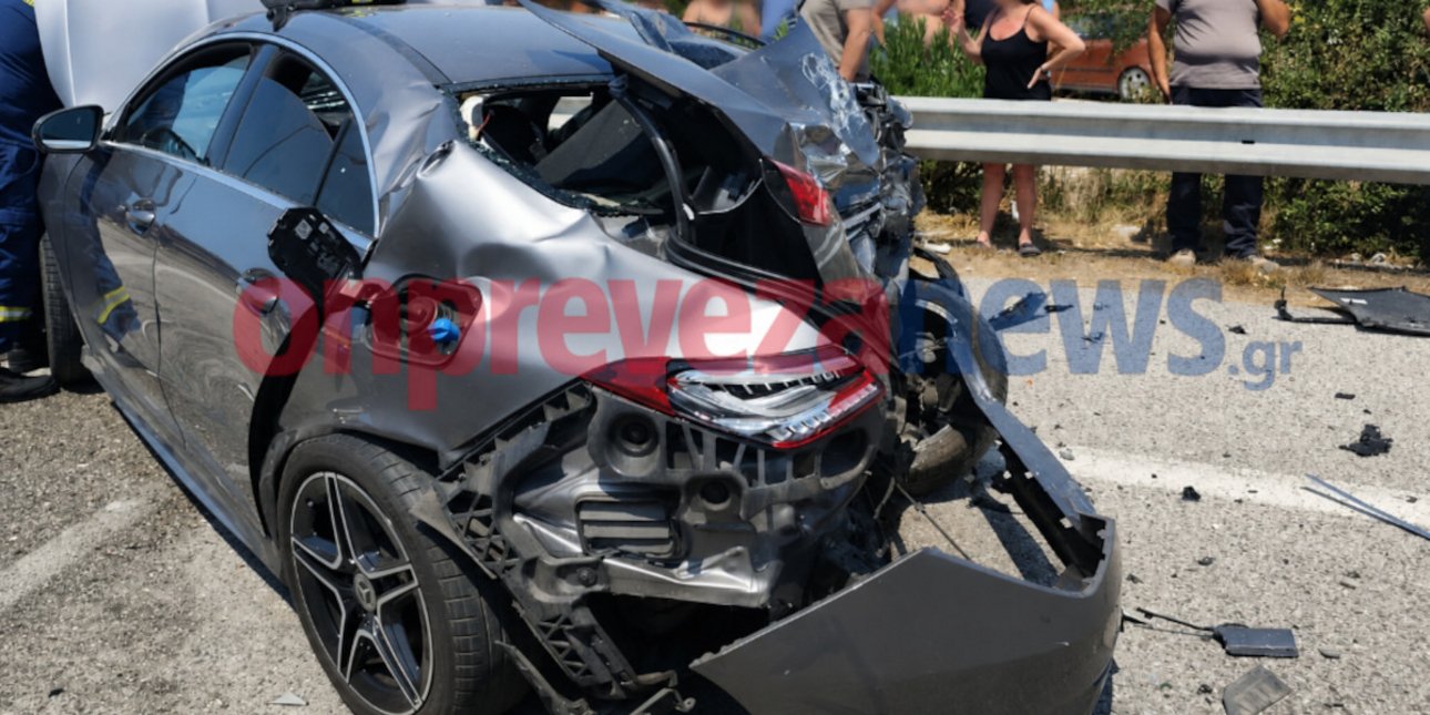 Φορτηγό παρέσυρε τρία Ι.Χ. πριν την υποθαλάσσια σήραγγα της Πρέβεζας -Πώς έγινε το ατύχημα, 8 τραυματίες