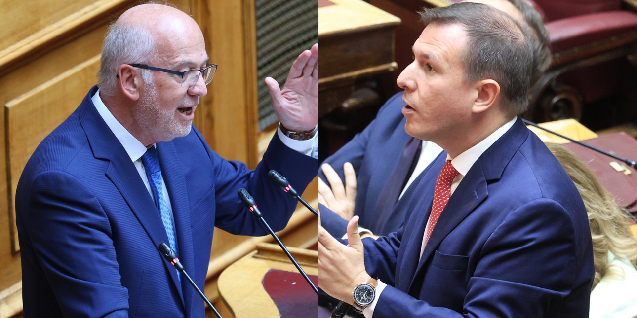 Καβγάς Φλωρίδη-Δουδωνή στη Βουλή: «Δες πώς κατάντησες το κόμμα σου» -«Να φύγει, έχει έρθει για να μας πει τις αρλούμπες του»