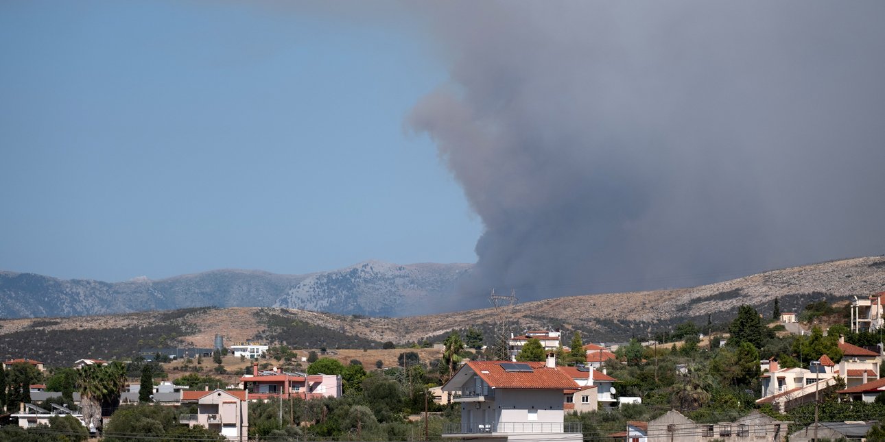 Φωτιά στην Μακρυκάπα Ευβοίας