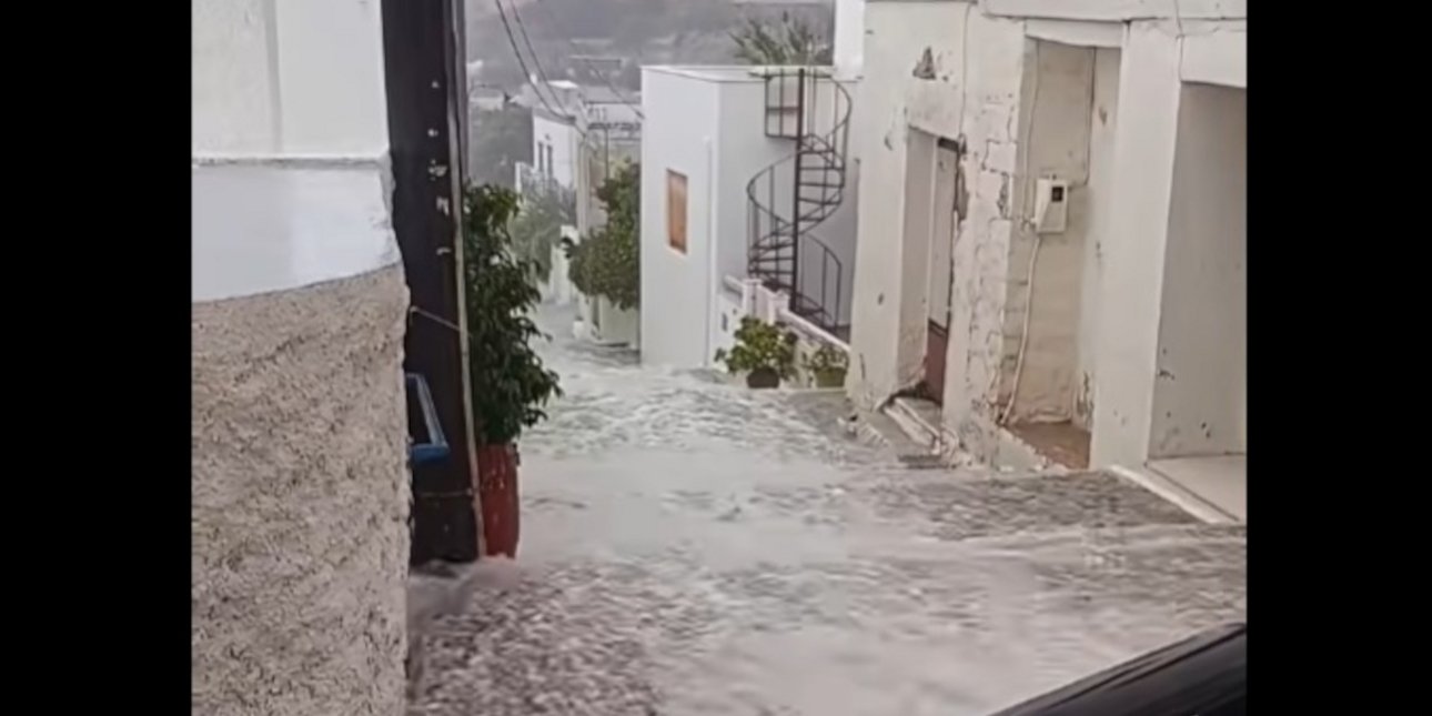 Καταιγίδα στη Σύρο
