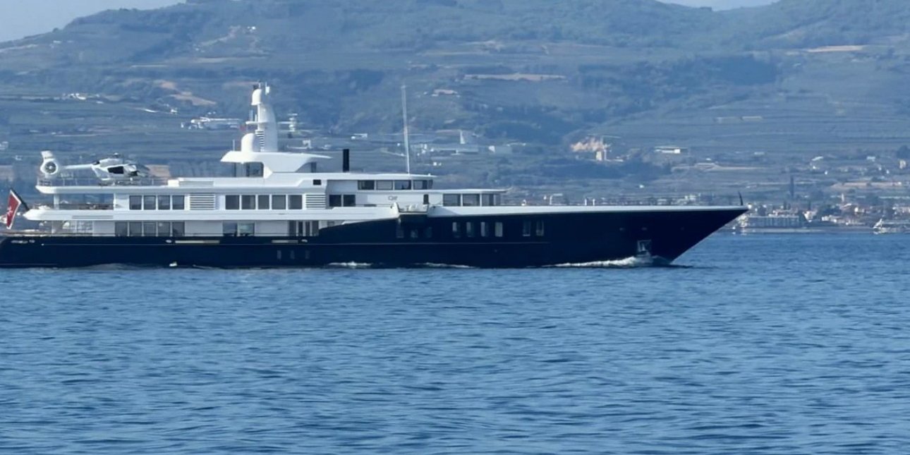 120 million superyacht owned by Italian candy billionaire spotted crossing Corinth canal