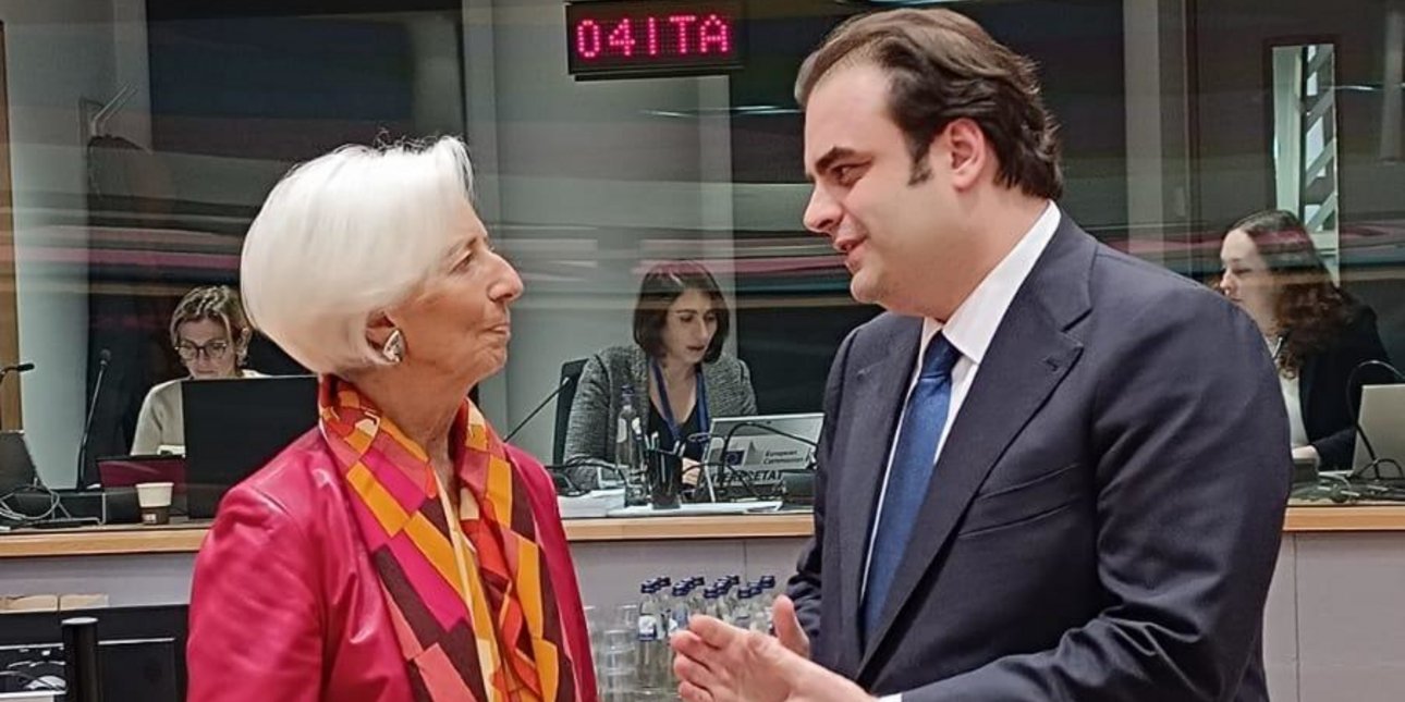 Το «ευχαριστώ» Πιερρακάκη στη Λαγκάρντ: Εκφράζω την ευγνωμοσύνη μου για τη συμβολή της στη σταθερότητα της ευρωζώνης