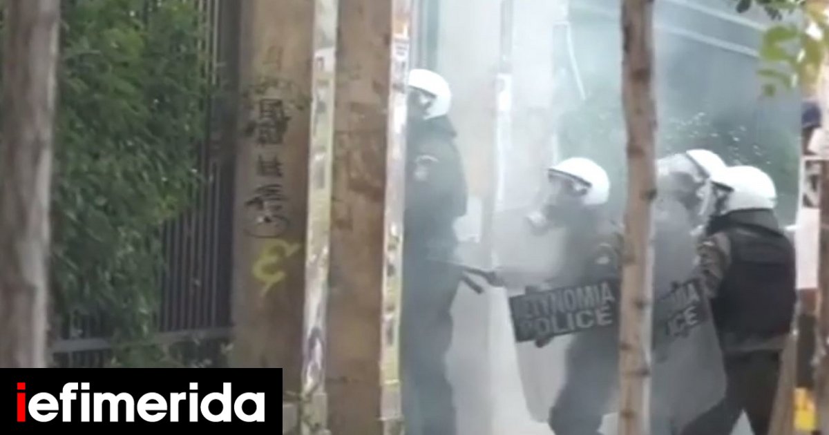 Επεισόδια ξέσπασαν στην ΑΣΟΕΕ -Η αστυνομία μπήκε στο πανεπιστήμιο [εικόνες&amp;βίντεο] - iefimerida.gr