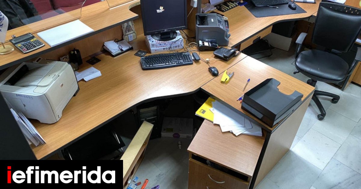 Εισβολή ληστών με βαρύ οπλισμό στο δημαρχείο Αχαρνών [εικόνες] - iefimerida.gr