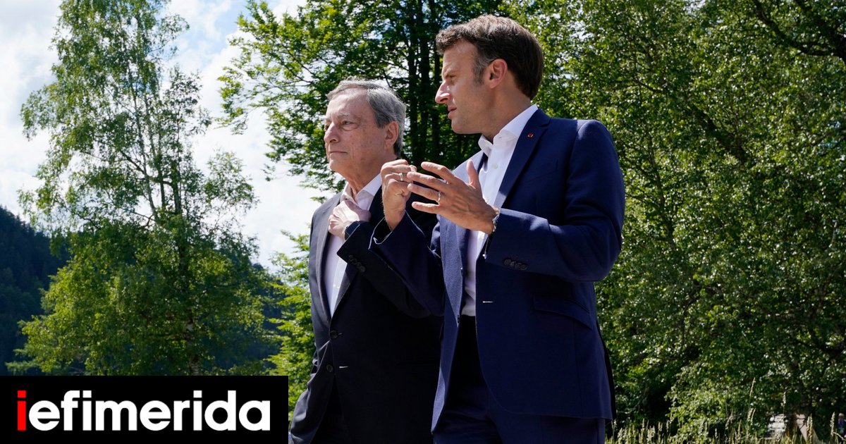 Ένα «δείπνο μεταξύ φίλων» στα Ηλύσια αποκαλύπτει: Ο Μακρόν θέλει τον Ντράγκι για γενικό γραμματέα του ΝΑΤΟ
