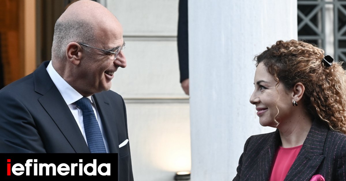 Συνάντηση Δένδια με την ΥΠΕΞ της Αλβανίας -Συζήτησαν και για την οριοθέτηση ΑΟΖ