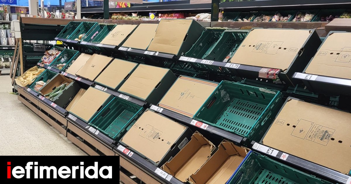 Empty shelves in Britain: Why did the market run out of tomatoes? [εικόνες]