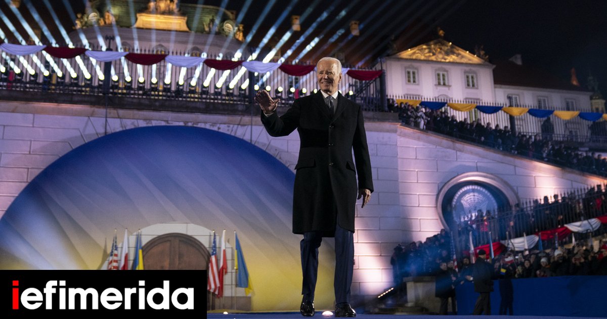 Like … rock star, Biden in Warsaw – “Bold visit to Ukraine, will it be successful?”  Blumberg says