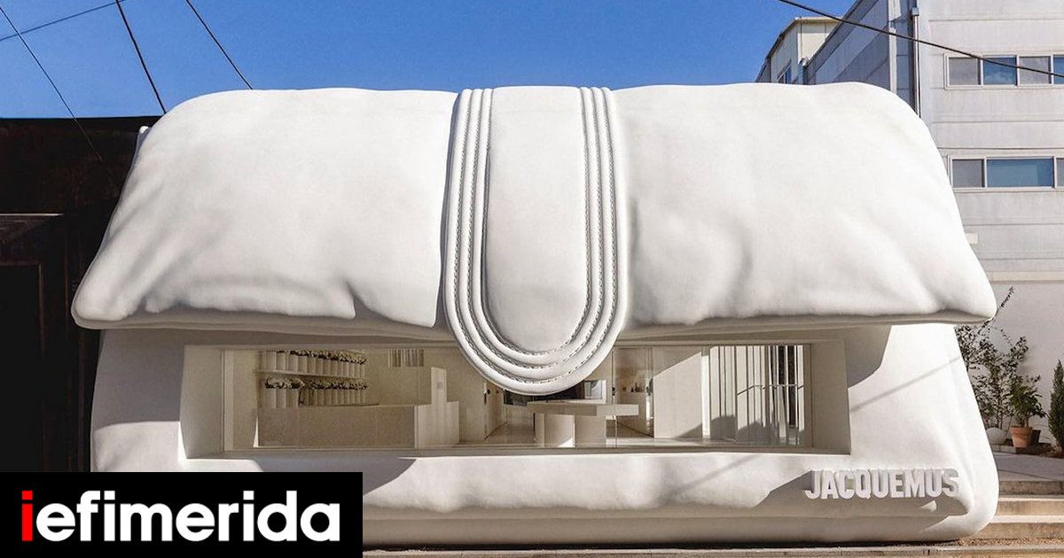 Jacquemus opened coffee in the form of a huge inflatable bag – amazing photos and videos