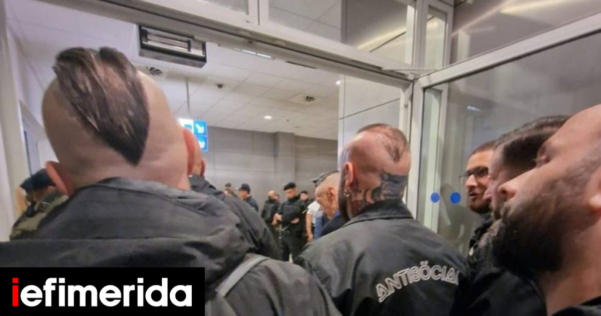 Membri dell’organizzazione neofascista italiana CasaPound Italia, arrestate 21 persone a “El. Venizelos” [εικόνα]