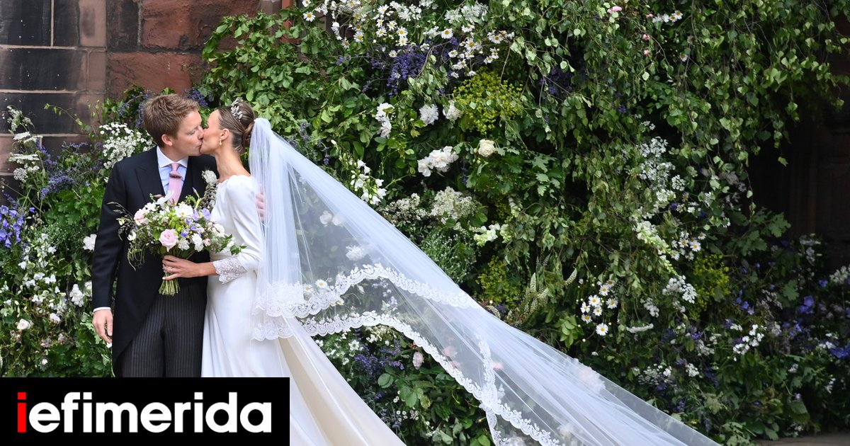 Λαμπερός ο γάμος του πλουσιότερου Βρετανού -Με αριστοκρατικό νυφικό η ...